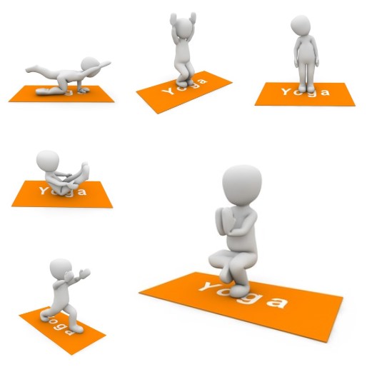 yoga collage